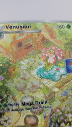Venusaur Custom TCG Pocket Full Art Pokemon Card Holo Shiny Textured - Image 2