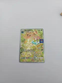 Venusaur Custom TCG Pocket Full Art Pokemon Card Holo Shiny Textured - Image 4