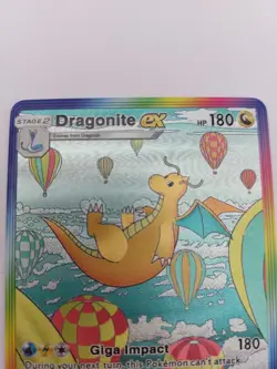 Dragonite Custom TCG Pocket Pokemon Card Holo Textured Fanmade - Image 4