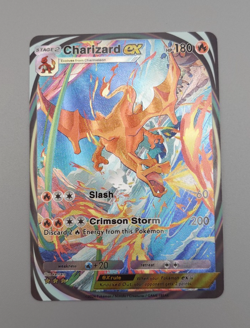 Charizard Custom TCG Pocket Pokemon Card Holo Textured - Image 1