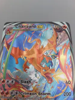 Charizard Custom TCG Pocket Pokemon Card Holo Textured - Image 5