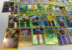 Lot of Vintage Reverse Holographic Pokemon Trading Cards - Image 2