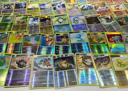 Lot of Vintage Reverse Holographic Pokemon Trading Cards - Image 3
