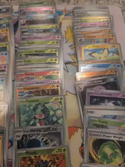 Lot Of 346 Pokemon Cards From Destined Rivals, Reverse Holos, Bulk - Image 3