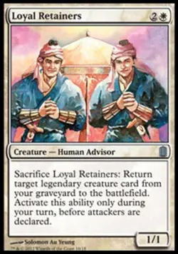 MTG English Loyal Retainers NM Foil Commander's Arsenal - Image 1