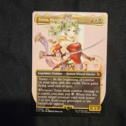 Terra, Herald of Hope (Borderless) Commander: Final Fantasy Regular | NM - Image 3