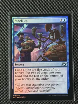 FOIL - Stock Up - DFT Aetherdrift - NM - Image 1