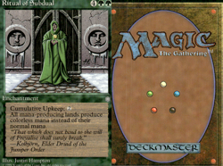Magic the Gathering -MTG-Ritual of Subdual - Image 1