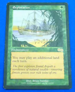 Exploration Urza's Saga LP/MP Light/Moderate Play Commander EDH - Image 1