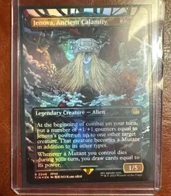 MTG Final Fantasy - Jenova, Ancient Calamity (Borderless Foil) R 0346 FIN - Image 1