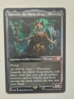MTG | Szarekh, the Silent King | Mythic | Foil Etched | Thick Stock | 40k #318 - Image 1