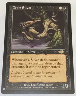 Toxin Sliver - (The List Reprints Mystery Boosters) MTG MAGIC NEW UNPLAYED - Image 1