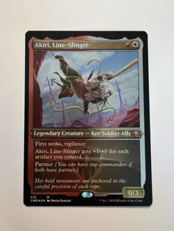 Akiri, Line-Slinger - ETCHED FOIL - MTG Commander Legends - NM - Image 1