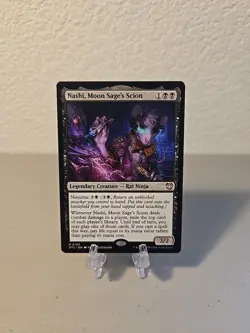 MTG Nashi Moon Sage's Scion LP Commander Outlaws Of Thunder Junction - Image 1