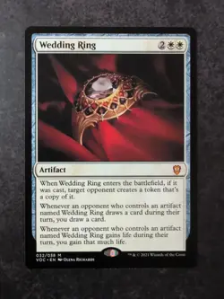 Wedding Ring Commander: Innistrad: Crimson Vow Regular - Image 1