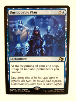 MTG - Unstoppable Plan / Aetherdrift / Regular/ NM - Image 1