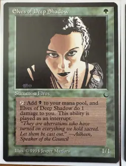 Elves of Deep Shadow X3 (The Dark) NM Vintage MTG Magic The Gathering - Image 3