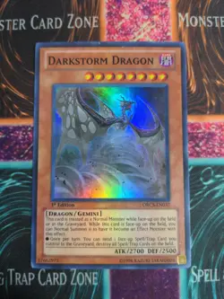 Yu-Gi-Oh! Darkstorm Dragon ORCS-EN037 1st Edition Super Rare NM/LP - Image 1