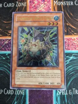 Yu-Gi-Oh! Gladiator Beast Torax GLAS-EN081 Unlimited Ultimate Rare NM - Image 1