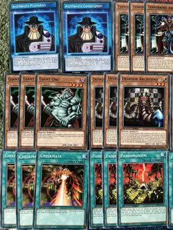 YuGiOh Summoned Skull Archfiend Chess Terrorking Pandemonium Deck + Secret Rares - Image 2