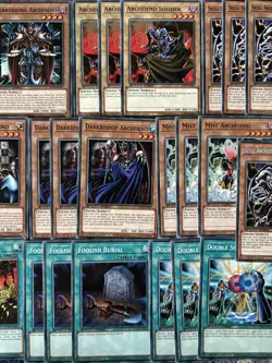 YuGiOh Summoned Skull Archfiend Chess Terrorking Pandemonium Deck + Secret Rares - Image 3