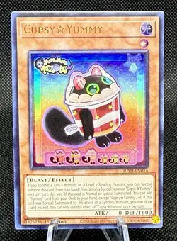 Cupsy Yummy Ultra Rare | JUSH-EN016 | Justice Hunters | Yu-Gi-Oh! | NM - Image 1