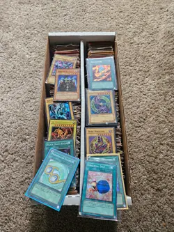 7 LB lot of Yu-Gi-Oh Cards Holos/Commons/Rares Includes Vintage/1st Ed/Unlimited - Image 1