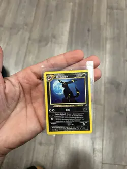 2001 Neo Discovery Umbreon 13/75 Holo Rare Ungraded Pokemon Card Has Wear As Is - Image 3