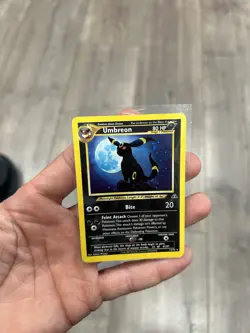 2001 Neo Discovery Umbreon 13/75 Holo Rare Ungraded Pokemon Card Has Wear As Is - Image 4