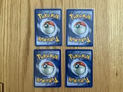 Pokemon Fossil Bundle x4 Vintage Collection 1999 WOTC Cards Bundle LP - Image 2