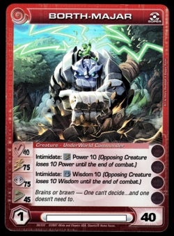 Chaotic 30/232 Borth-Majar Super Rare Holo Foil Card - Image 1