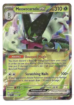 Meowscarada ex 033 Sv: Scarlet & Violet Promo Cards Holo Pokemon TCG - NM - Image 1