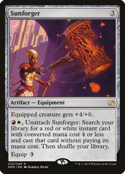 Sunforger Modern Masters 2015 PLD Artifact Rare MAGIC GATHERING CARD ABUGames - Image 1