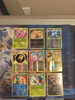 mid era Holo/Reverse Holo Pokemon Card lot of 9 Cards See Description(Lot #62 - Image 1