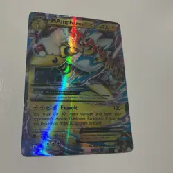 M Ampharos EX Pokemon TCG Card. 28/98 XY-Ancient Origins Holo Custom Fan Art - Image 1