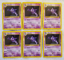 (lot of 6) Haunter 43/130 [U] English Base Set-2 Regular Pokemon 1999 - NM - Image 1