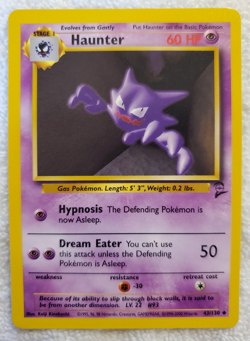 (lot of 6) Haunter 43/130 [U] English Base Set-2 Regular Pokemon 1999 - NM - Image 3