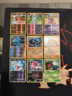 mid era Holo/Reverse Holo Pokemon Card lot of 9 Cards See Description(Lot #22) - Image 1