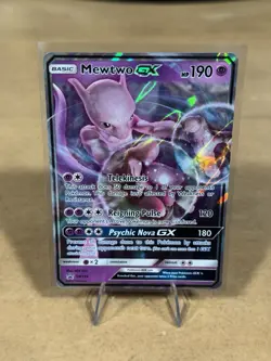 Pokemon TCG Mewtwo GX Black Star Promo SM196 - Image 2