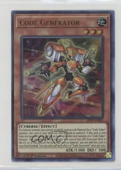 Code Generator Ultra Rare 1st Ed. YuGiOh Ghosts From The Past: 2nd Haunting - Image 1