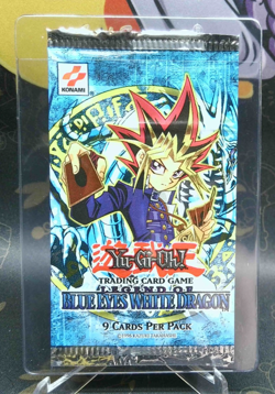 EMPTY/OPENED Yugioh Booster Pack - Legend Of Blue Eyes White Dragon 1996 - Image 1