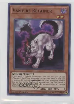 Vampire Retainer (SR) 1st Ed. YuGiOh Dark Saviors #DASA-EN002 - Image 1