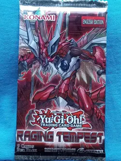 YuGiOh Cards - Raging Tempest Booster Pack - Unlimited Edition - Image 1