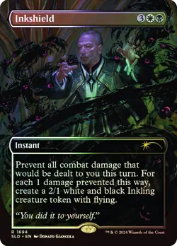 MTG FOIL Inkshield Secret Lair Borderless - Secret Lair #1694 - Image 1