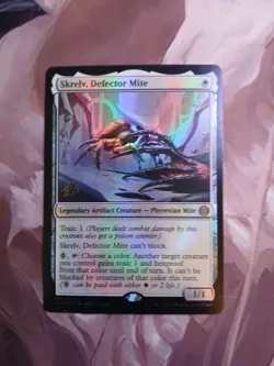 MTG Skrelv, Defector Mite Phyrexia All Will Be One Prerelease Foil LP 2023 - Image 1