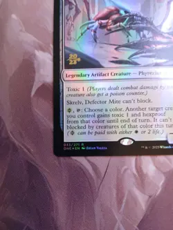 MTG Skrelv, Defector Mite Phyrexia All Will Be One Prerelease Foil LP 2023 - Image 4