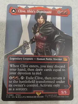 MTG: Clive, Ifrit's Dominant (0385) (Borderless) Final Fantasy Regular - Image 1