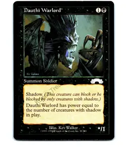 Dauthi Warlord #59 Uncommon Exodus MTG NP Near Mint or Better - Image 1