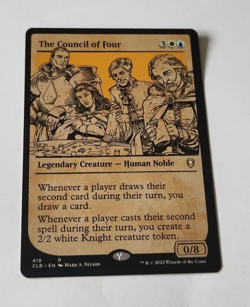 MtG The Council of Four (CLB-419) Rare Showcase English MINT - Image 1