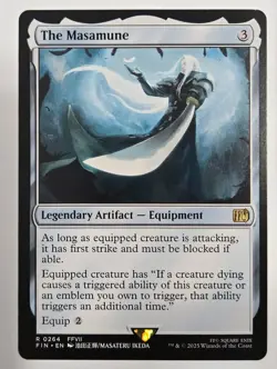 The Masamune Final Fantasy MTG, Non Foil Magic The Gathering NM - Image 1